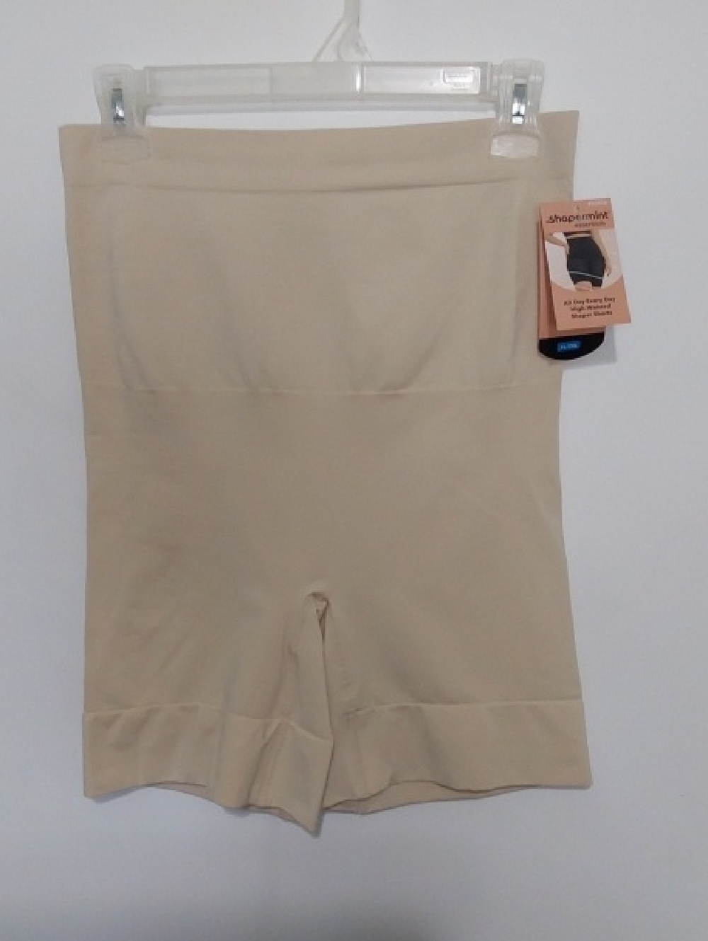 Shapermint Nude High-Waist Sculpting Shorts